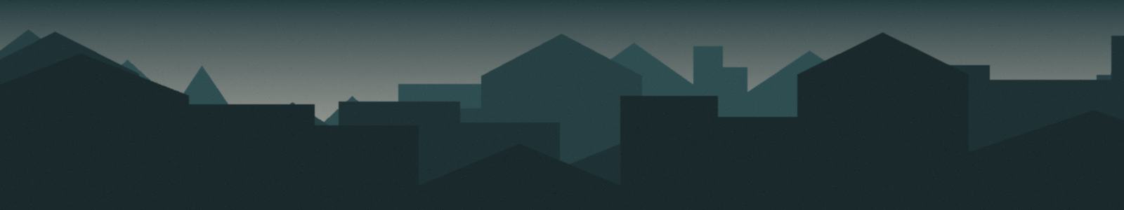 Rendered artwork of layered rooflines against a dusk sky, used as a section banner on this site